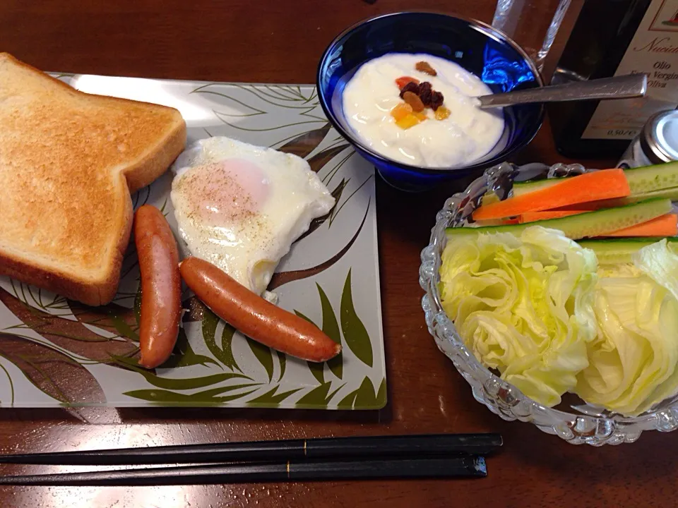 トースト 目玉焼き|愛ペガさん