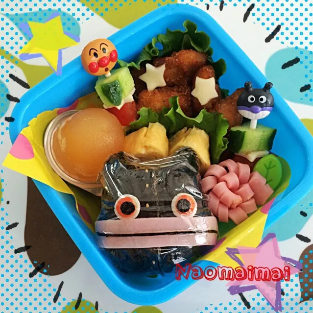 ３歳児のお弁当＊ｱﾝﾊﾟﾝﾏﾝ・だだんだん|Naomaimaiさん