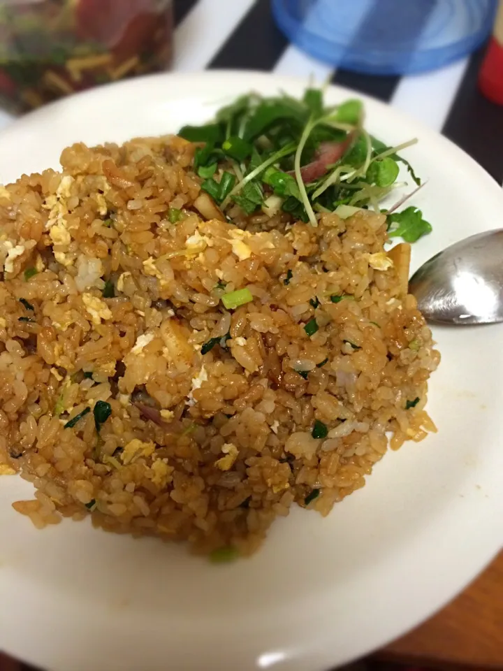 Snapdishの料理写真:焼き飯 生姜醤油風味|OZEKIさん