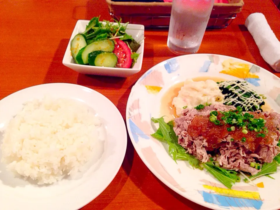 和牛しゃぶしゃぶサラダランチ|Tarou  Masayukiさん