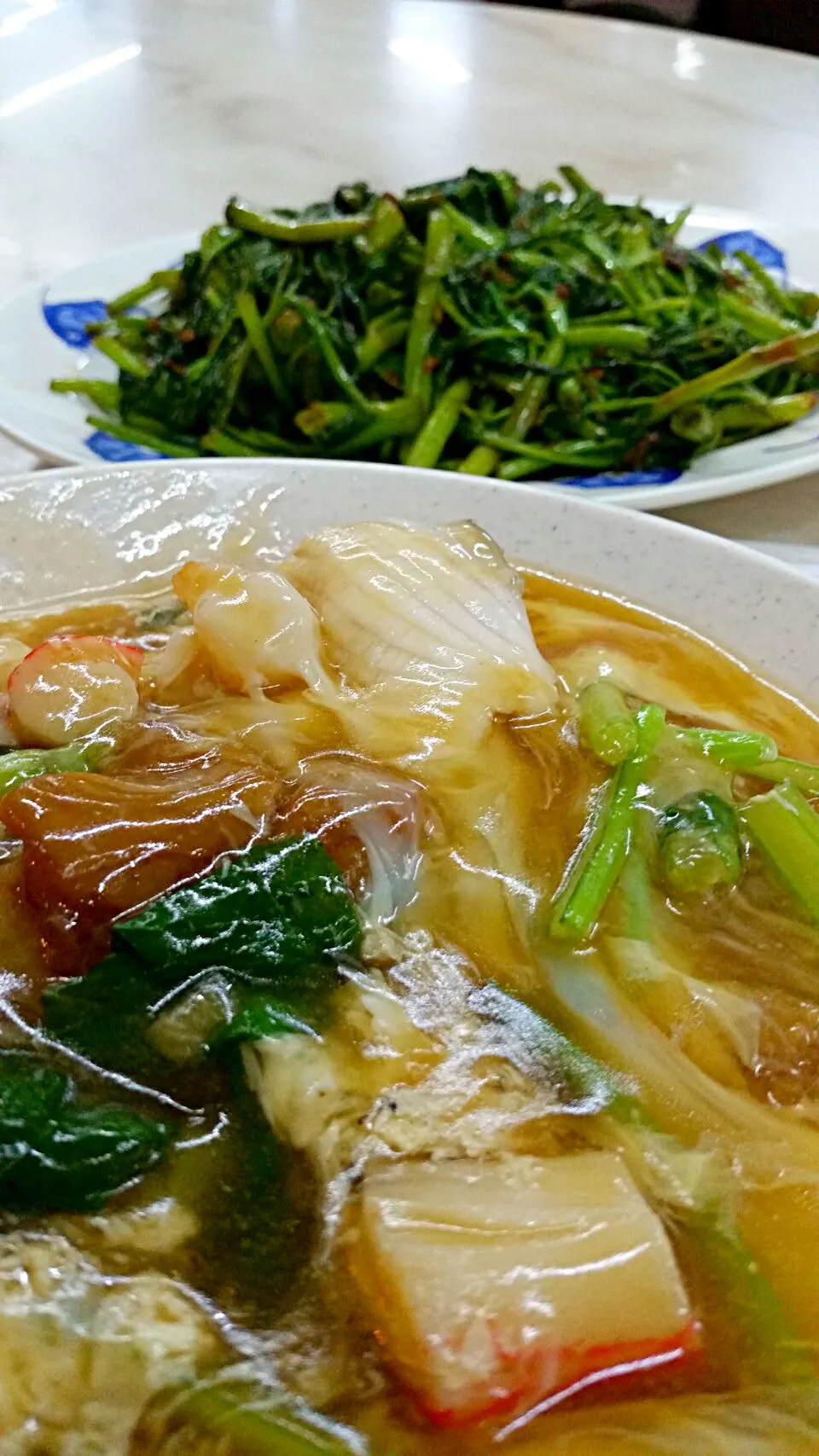 seafood hor fun and kang kong belachan|Steven Yee Pui Chungさん