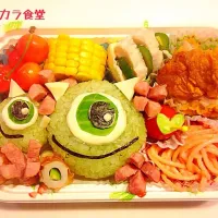 Snapdishの料理写真:マイク☆キャラ弁|momoさん