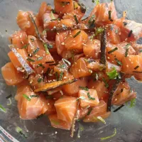 Salmon poke|Mike Tranさん