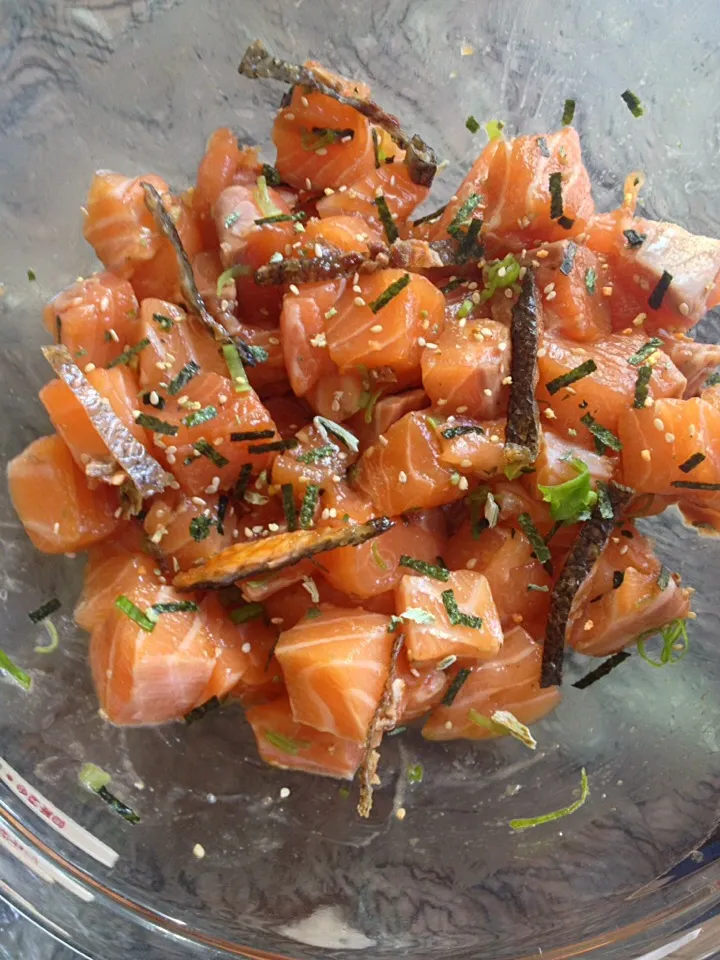 Salmon poke|Mike Tranさん