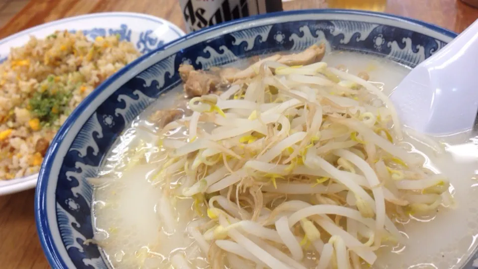 塩ラーメン+半チャーハン|sunさん