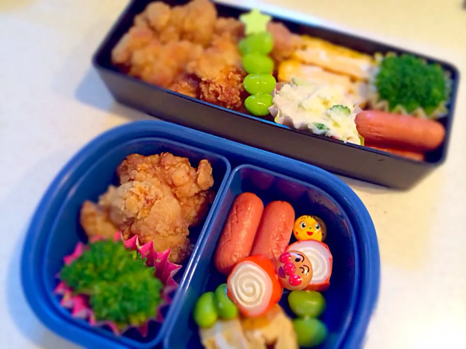 Snapdishの料理写真:息子と旦那弁当|ucoさん