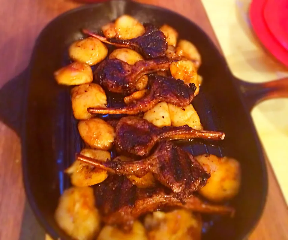 Pan-roasted lamb with white peach|Akiko Nishimaeさん