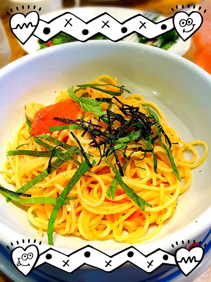 明太子パスタ🍝|✰︎miyu✰︎さん