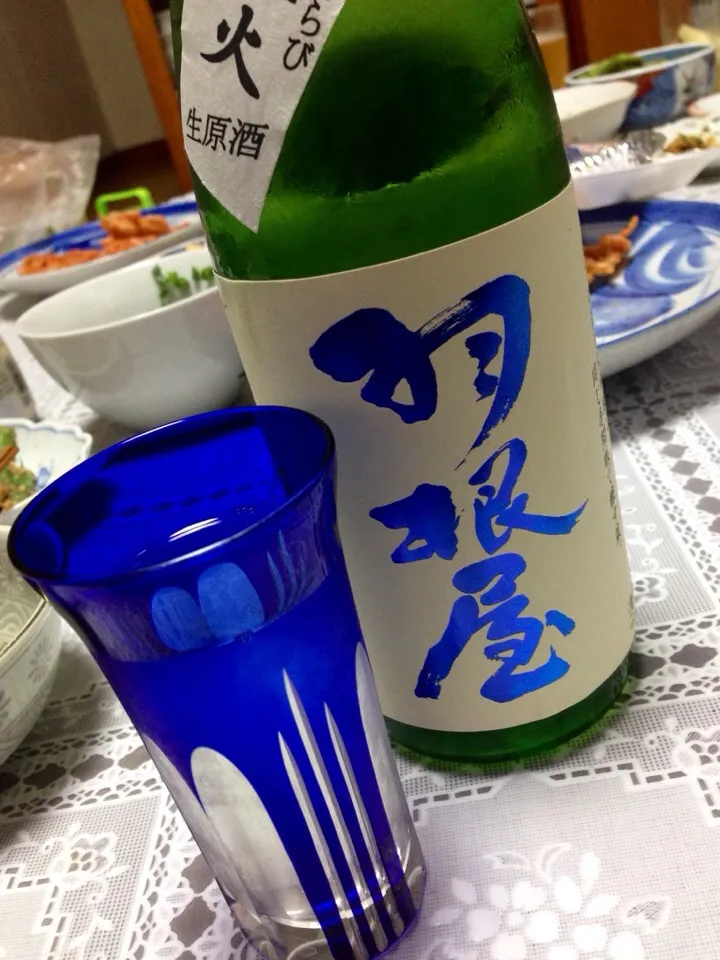 Snapdishの料理写真:羽根屋で乾杯っ🍶|中さんさん