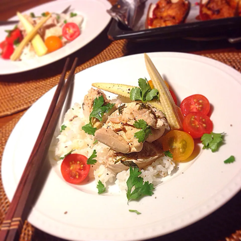 Coriander chicken for dinner inspired by Makiko💕 makihiroさんのコリアンダーチキン|Yuka Nakataさん