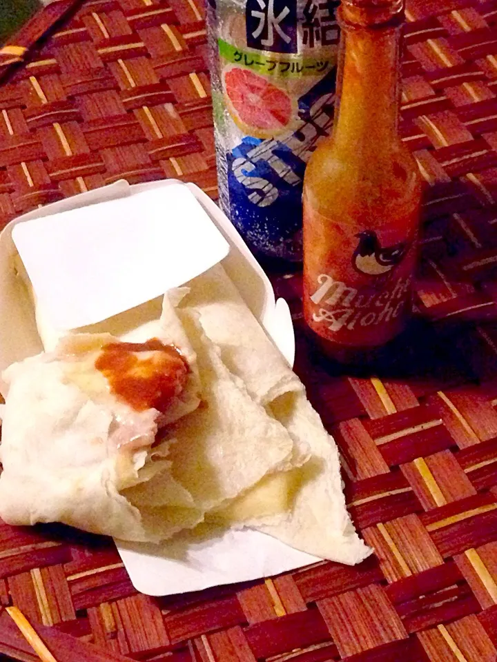 Ham&cheese burrito♨️ﾊﾑ&ﾁｰｽﾞﾌﾞﾘﾄｰ|🌈Ami🍻さん