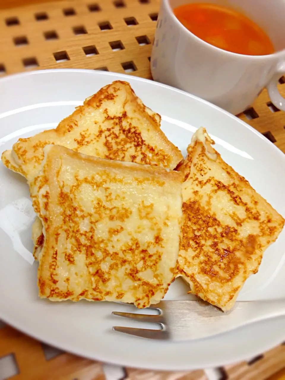 朝食 フレンチトースト|ぴのさん