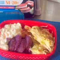 Snapdishの料理写真:お好み焼き弁当|やくるとさん