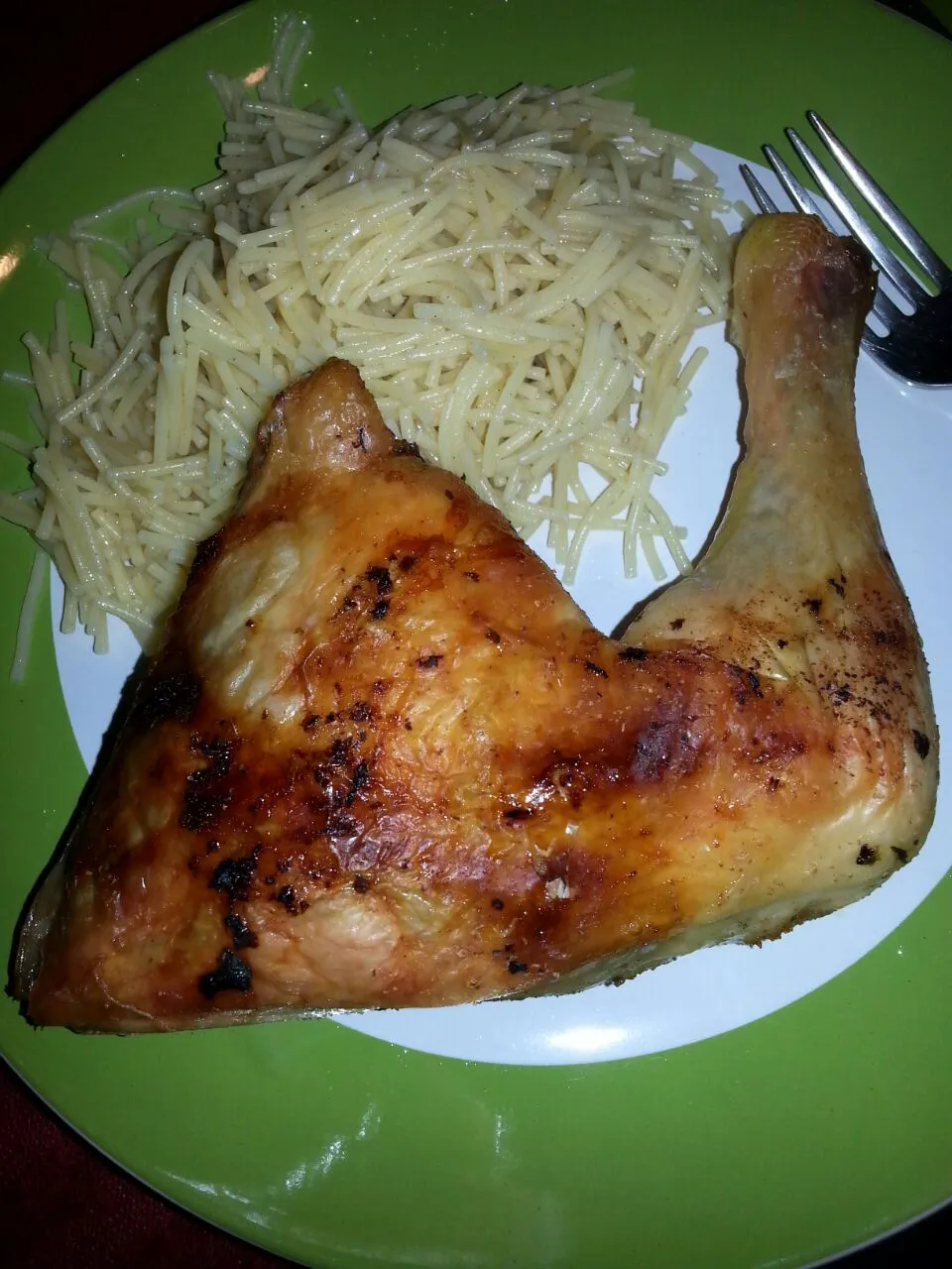 chix with warm buttered noodles.|Polly Gelfusoさん