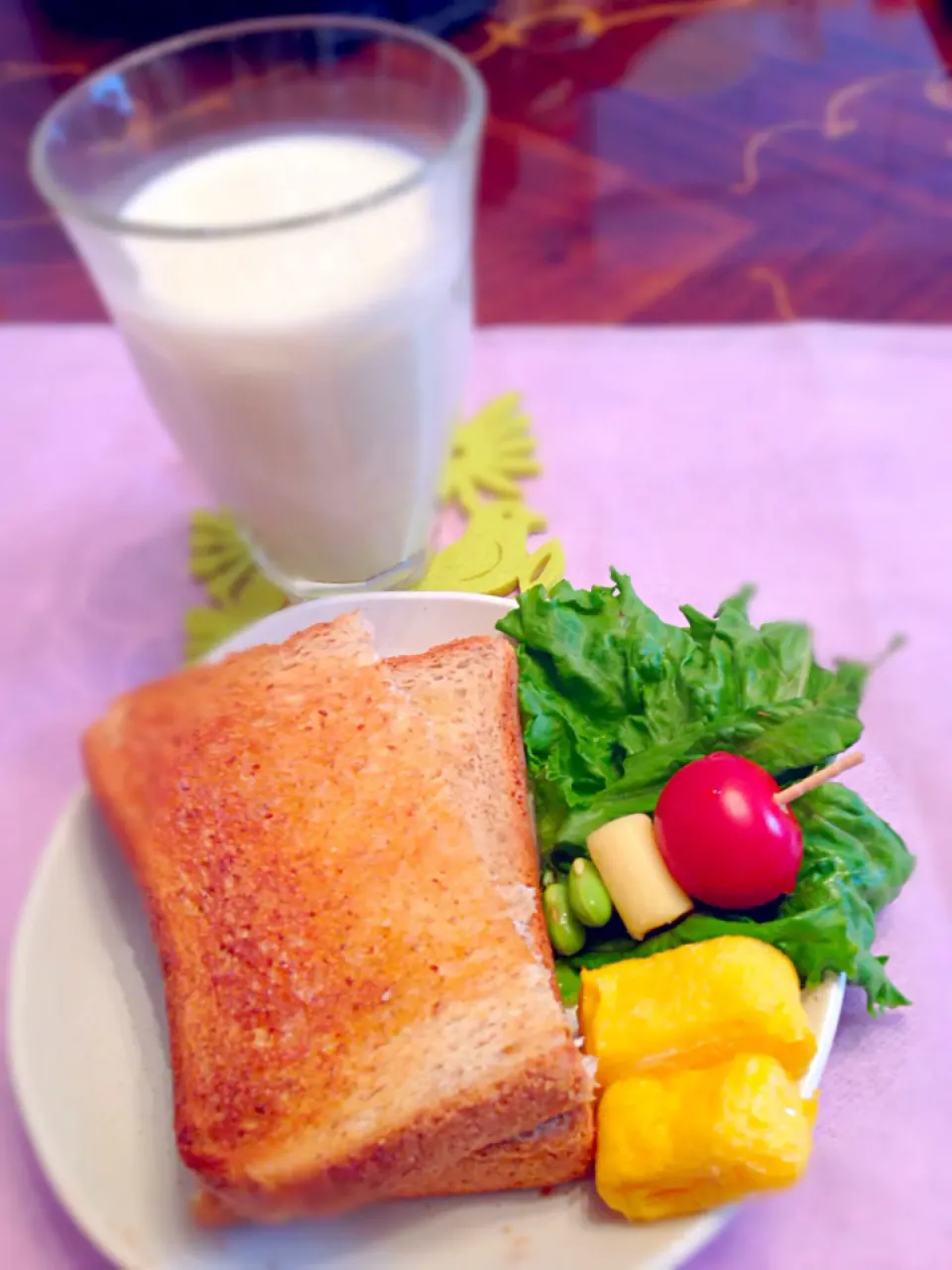 今日の朝ご飯(^^)|ちゃたままさん