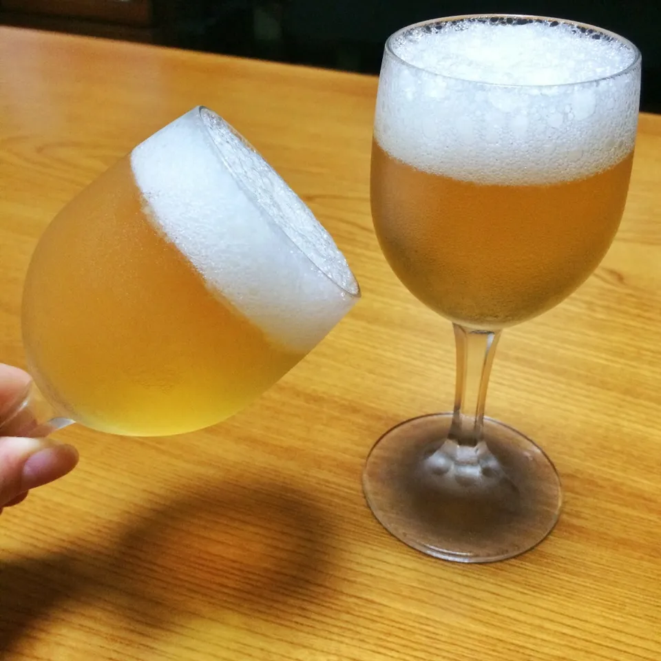 Snapdishの料理写真:ビール風🍺 リンゴゼリー🍸🍎|walnutさん