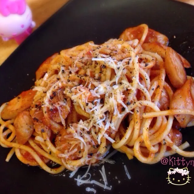 🎀(രؐؔڡരؐؔ )੭ुSpaghetti Sausage 🍝´͈ᵞᐡᔿᔿᵞ|🎀Kittyna🌸さん