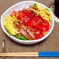 トマトたっぷり冷やしラーメン♩|Cocoさん