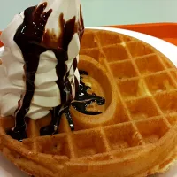 Choco ice cream waffle|NANAさん