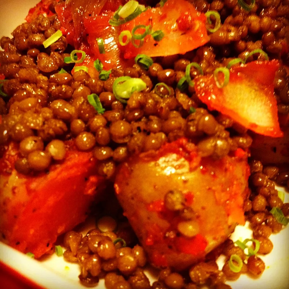 Tandoori Lentils with New Potatoes|Emanuel Hayashiさん