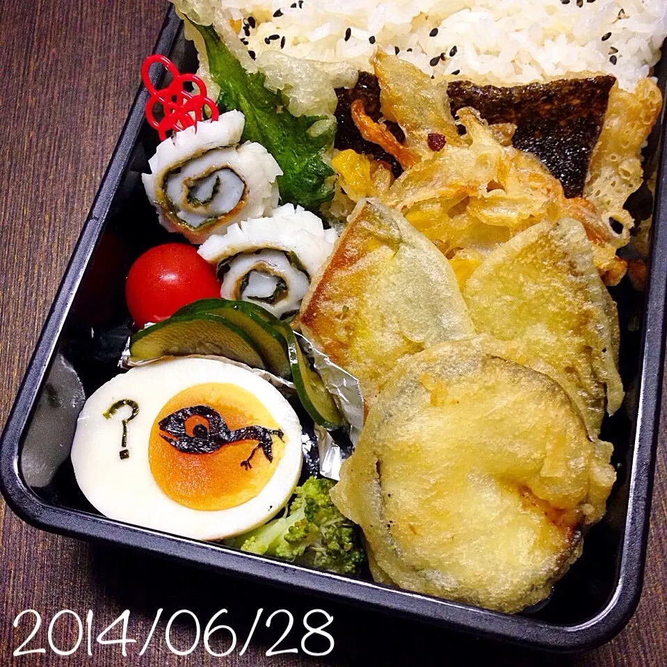 Snapdishの料理写真:おたまじゃくし弁当(´ ω。 `)|ふくろう女子さん