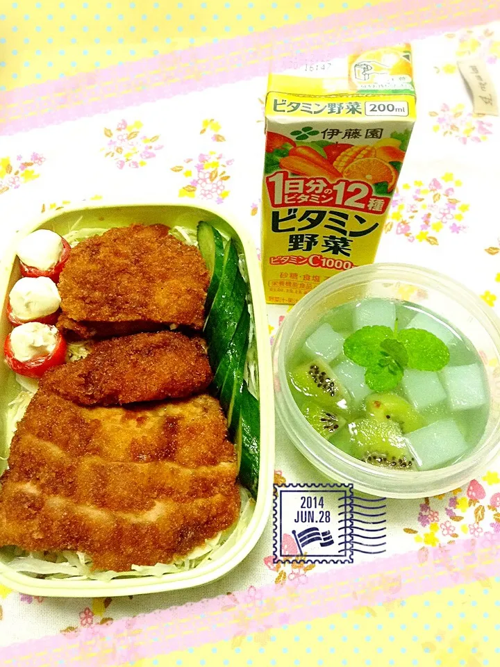 Snapdishの料理写真:中学生弁当🍱|かずきっちんさん