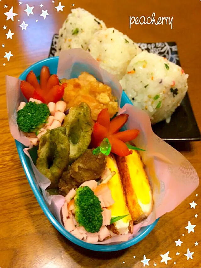 Snapdishの料理写真:長女☆部活！合同練習弁当😊|☆ぴ〜ちゃん☆さん