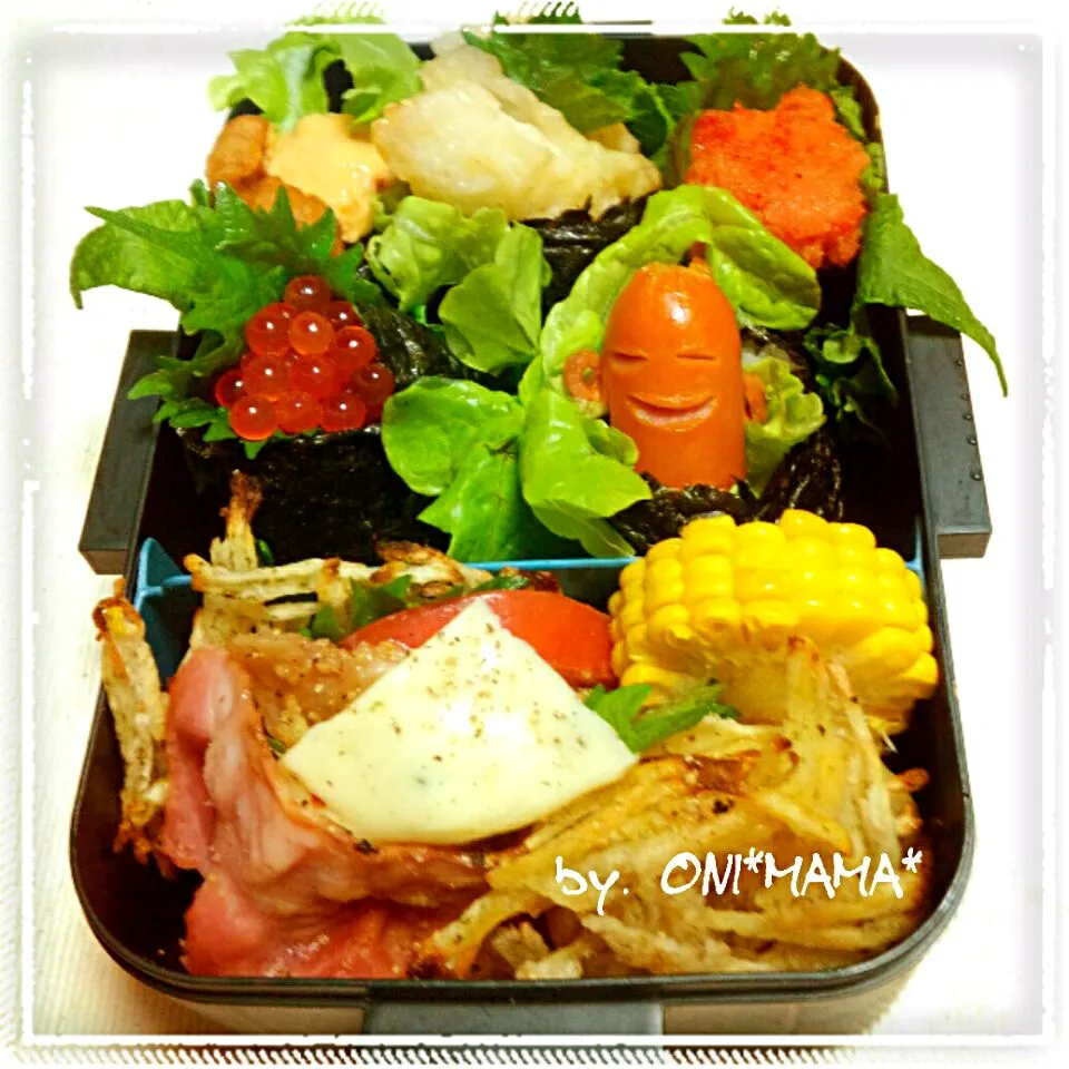 旦那さん弁当|ONI*MAMA*さん