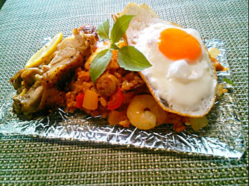 6/28　作り置きlunch　☆ジャンバラヤ☆|ゆっこさん