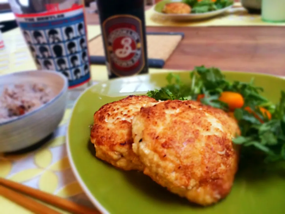 Turkey and tofu burger.|Akiko Nishimaeさん