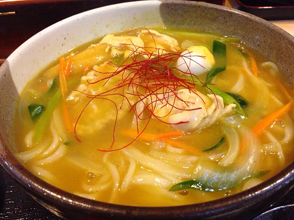 เส้นอุด้งและข้าวในซุปแกงกะหรี่ 豊橋カレーうどん@ที่โตยอหะสี 愛知県豊橋市|akiさん