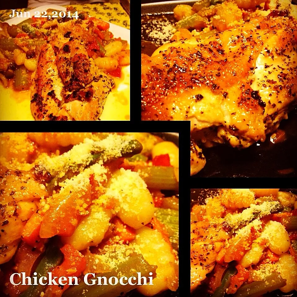 Pan Fried Basil Chicken Breast with Gnocchi Ratatouille|Emanuel Hayashiさん