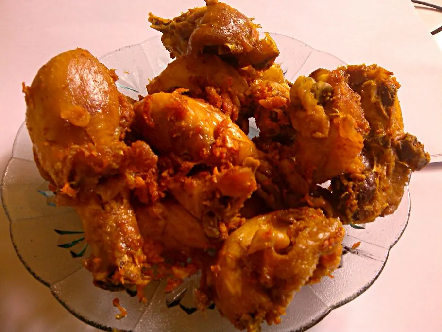 #traditional #indonesian #recipe . #fried #chicken|Rahaさん