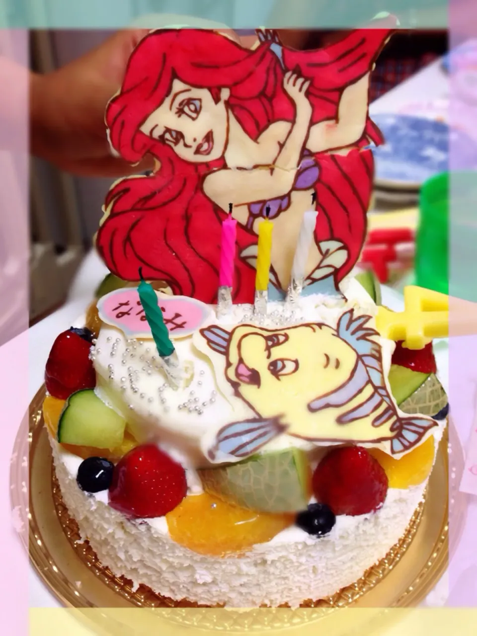 お誕生日 アリエルのキャラチョコ|えりさん