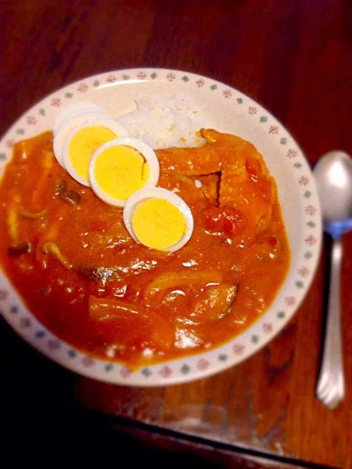 カレーリメイク夏野菜チキンカレー！|あさみさん