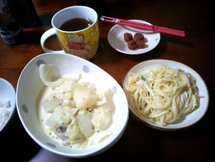 野菜のマスタード煮、サラスパ|まみこさん