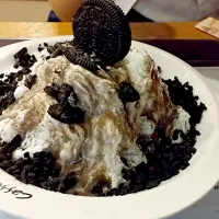 oreo ice flake 눈꽃 빙수|희주さん