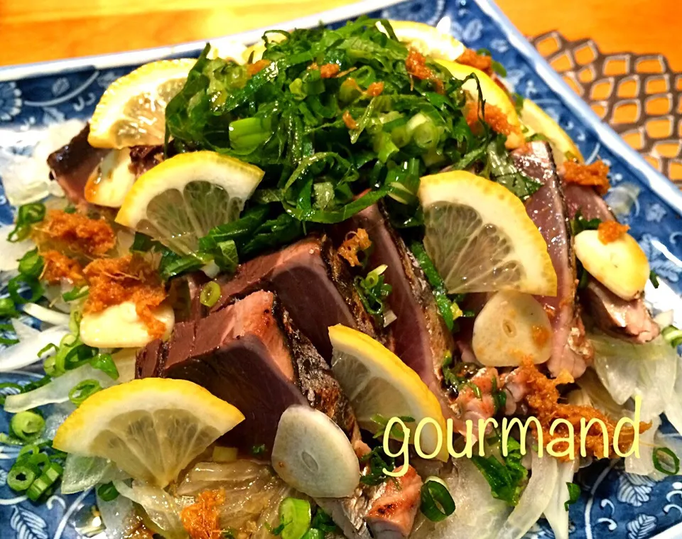 tellckyさんの🎀鰹のタタキ☆( ^ ^ )/□|プーティさん