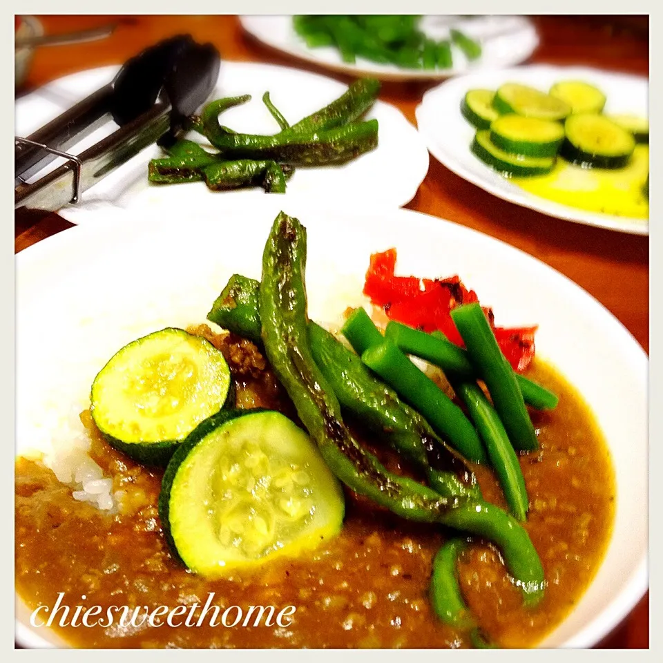 緑の夏野菜カレー|chieko ♪さん