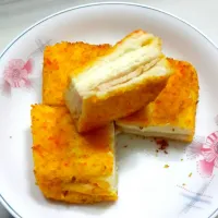 Bread crumbs Cheese+Ham Sandwich|Shervyn Yapさん