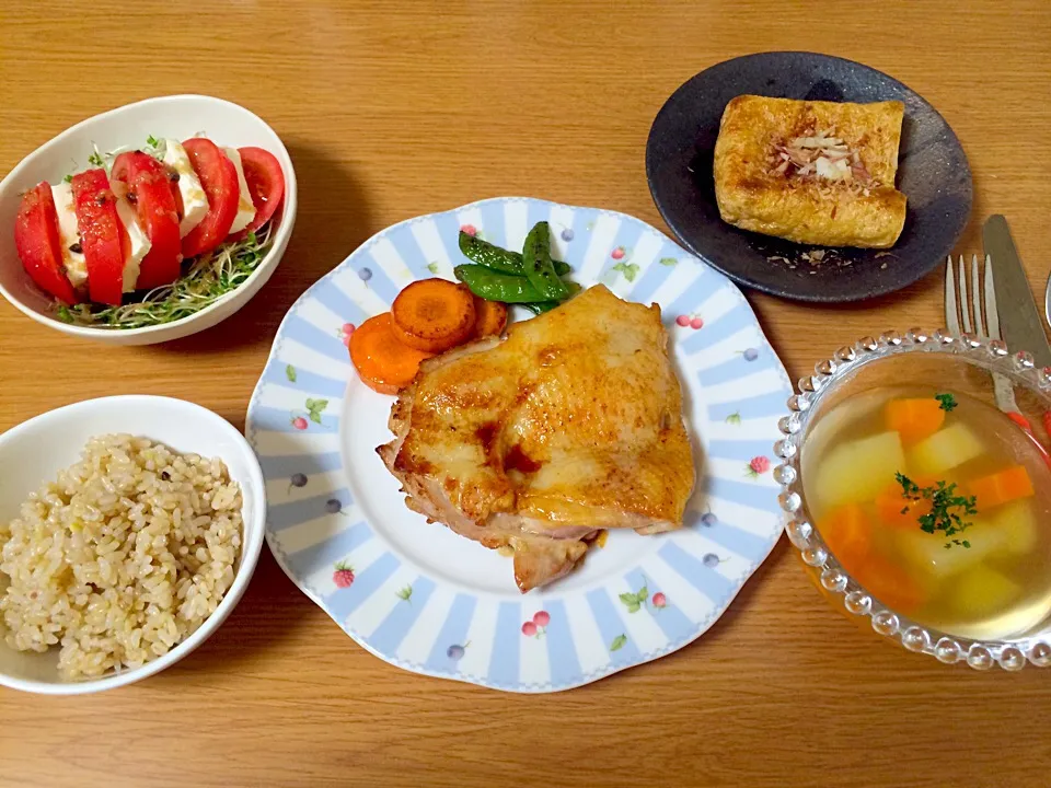 今日のごはん☆チキンのソテー ローズマリーとトリュフソルトの香り|fuuさん