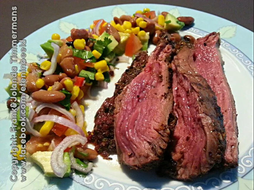 Flanksteak with bean salad|Frank&Jolanda - Eteninbeeldさん