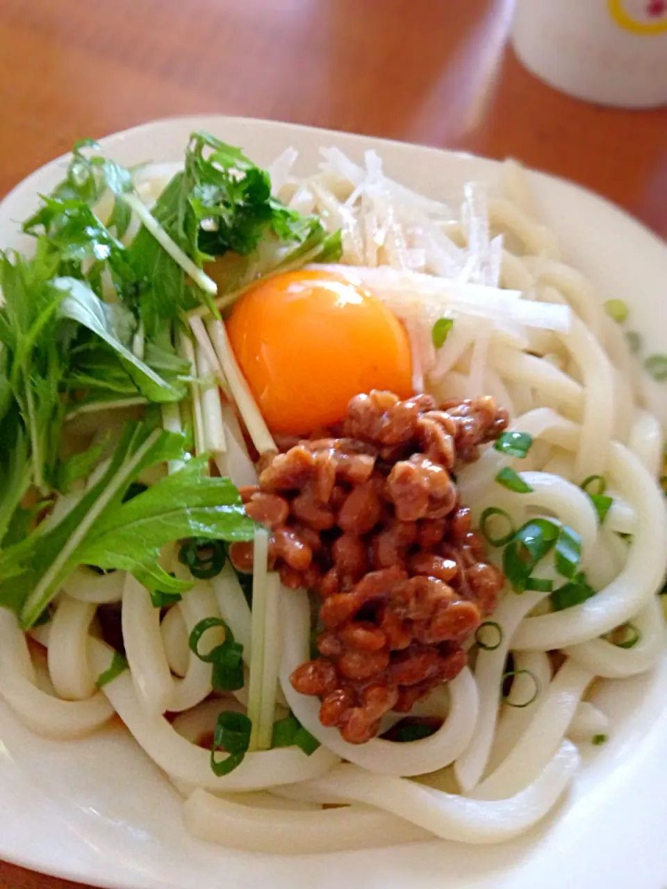 Snapdishの料理写真:冷やしぶっかけうどん|おおいしさん