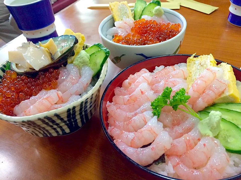 甘エビ丼 @増毛|かなさん