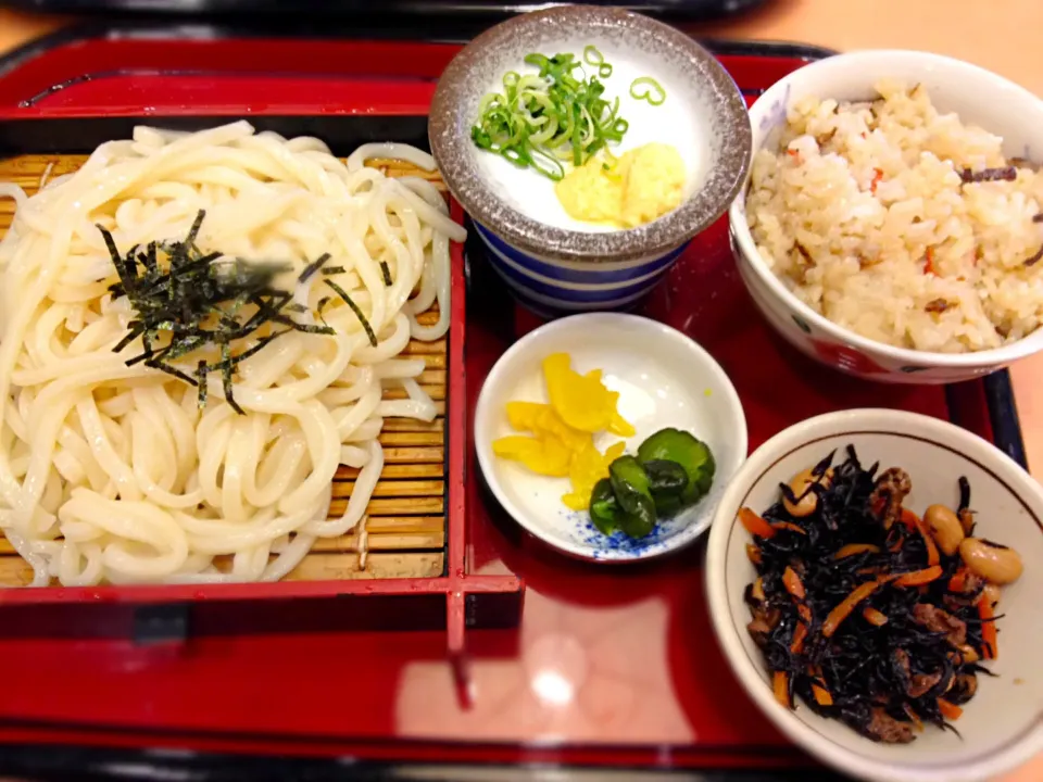 季節のオススメ うどん定食（冷）|Kojiさん