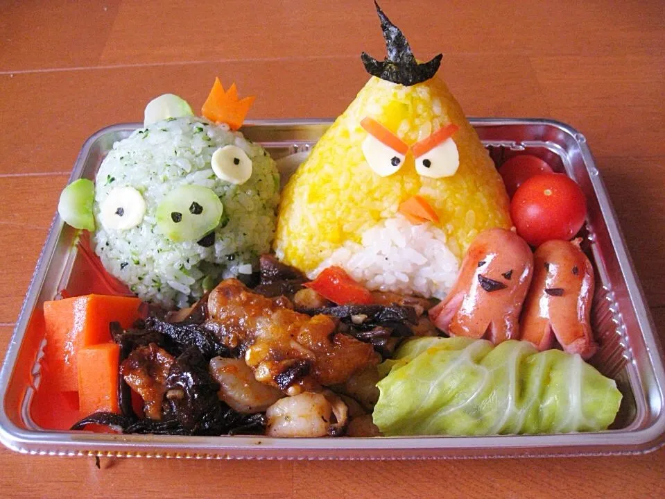 The angry bird bento|kaeuninさん