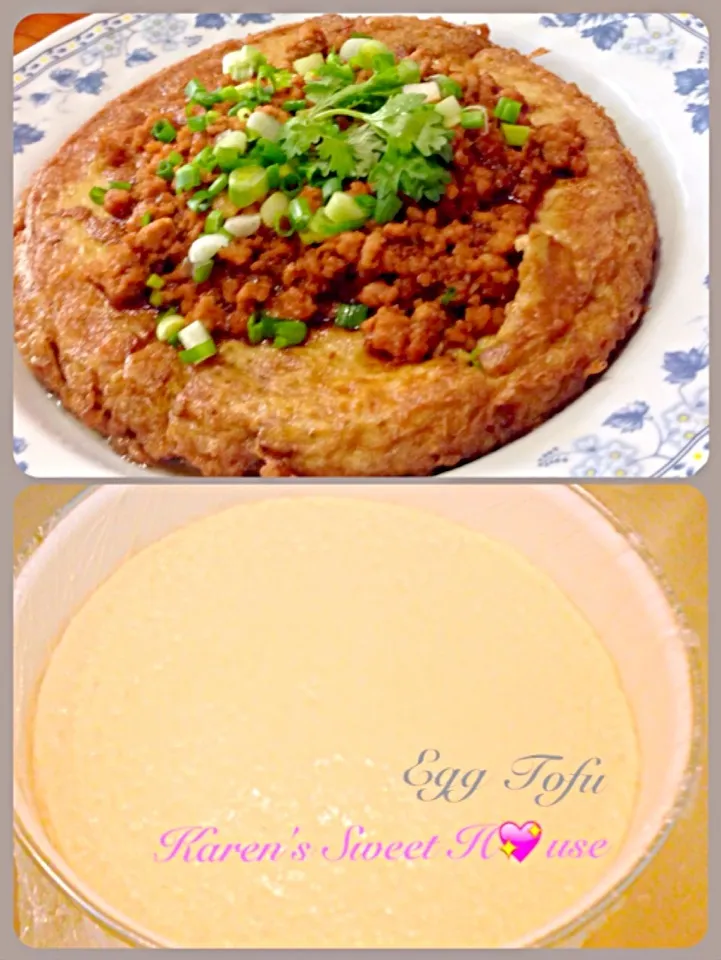 Deep fried egg tofu toped with minced pork|Karen Leeさん