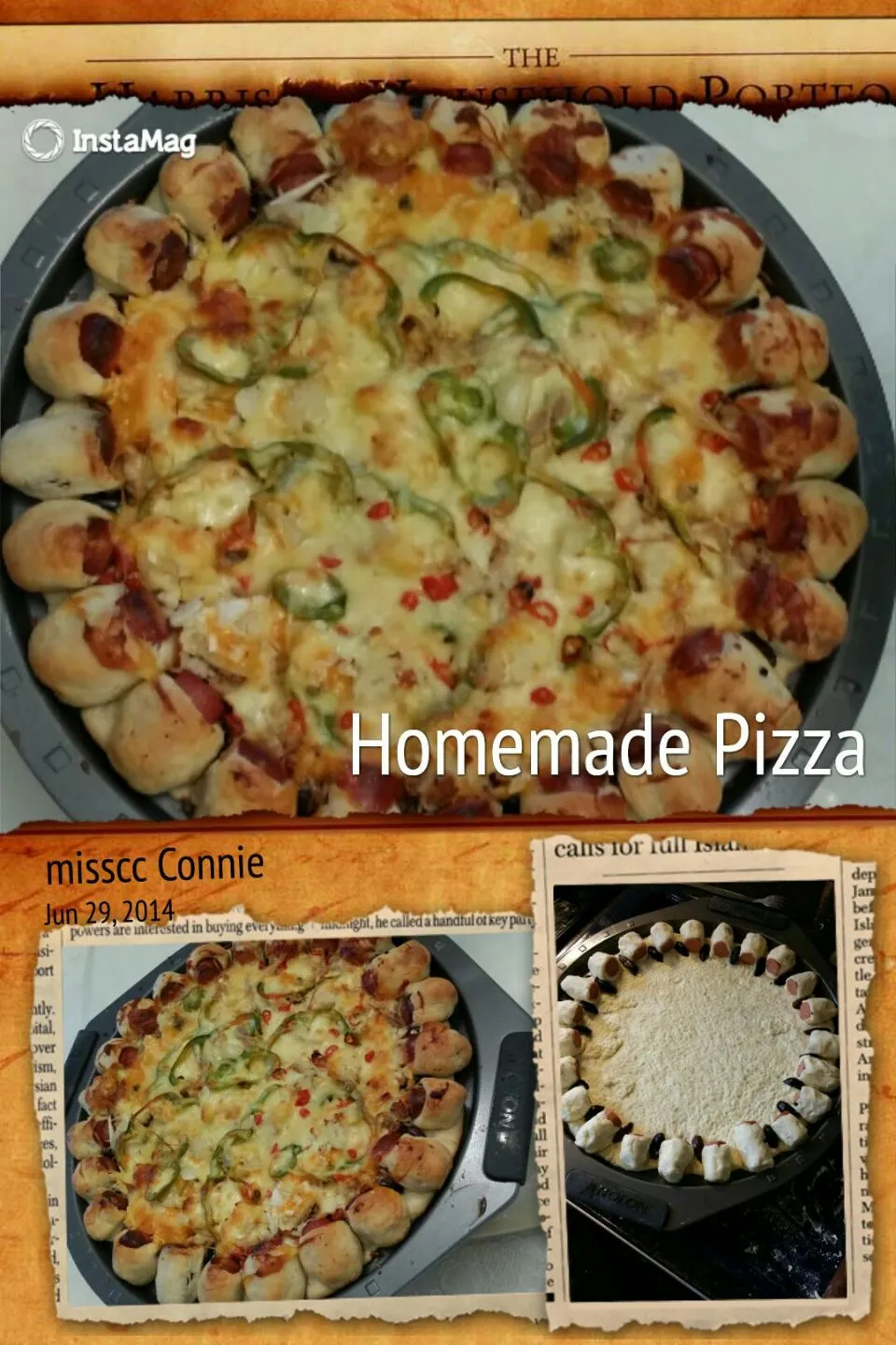 親子假日Pizza
Tuna . Clam . Dry Shrimp Spice Pizza|Connie  Chuiさん