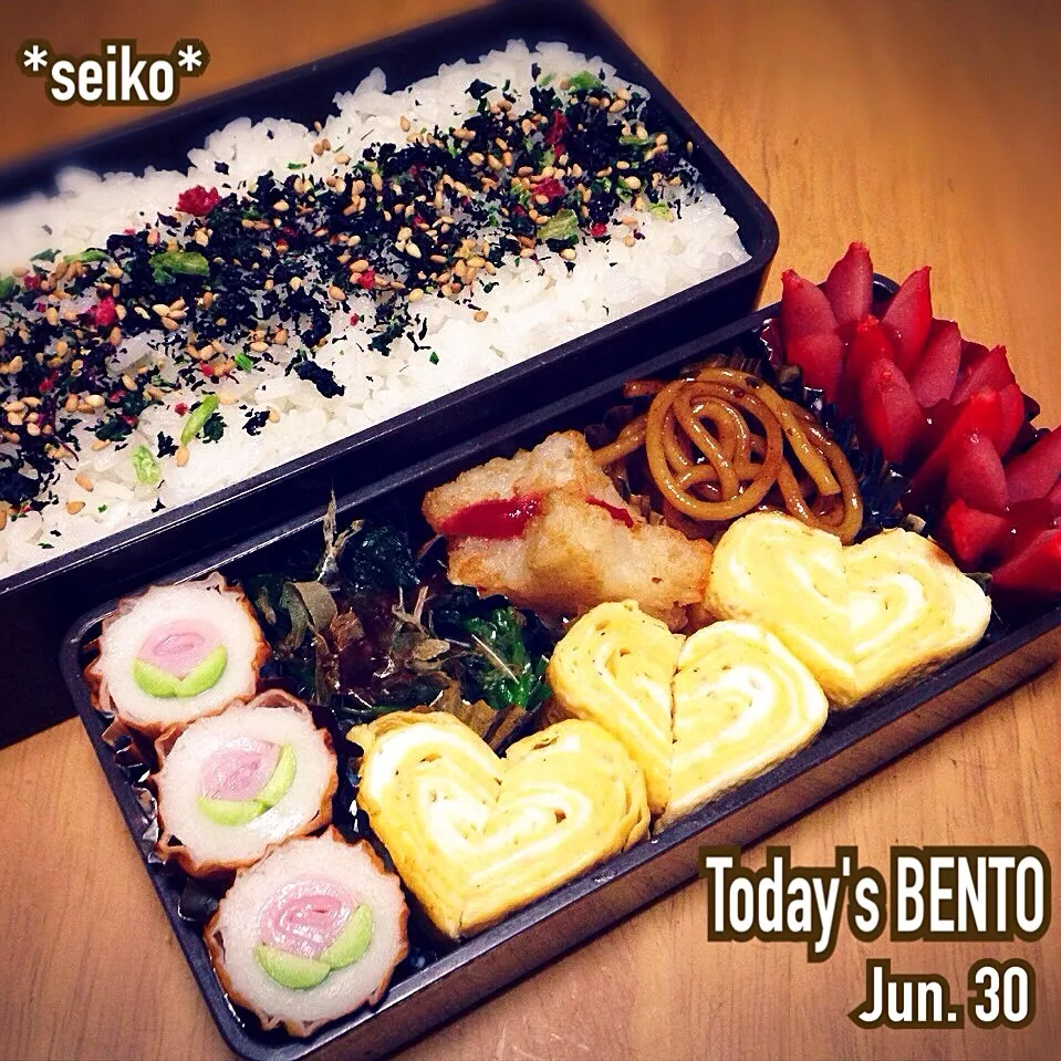 長女のお弁当☆ 2014.6.30|*seiko*さん