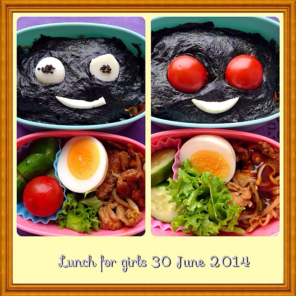 Snapdishの料理写真:Lunch for girls 30 June 2014|Yuriさん